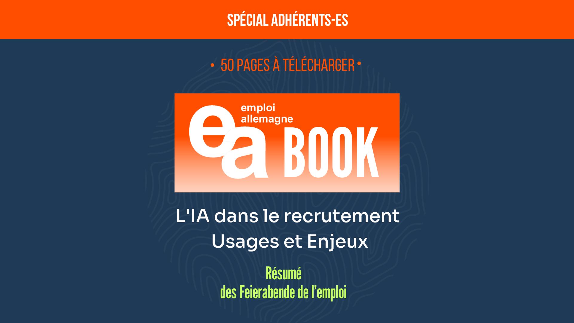 1er EA BOOK : L'IA dans le recrutement : Usages et Enjeux